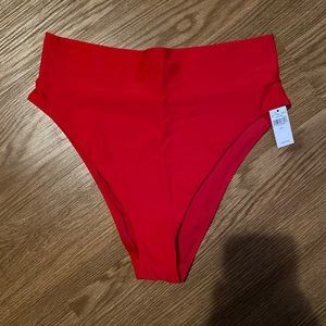 Aerie High cut cheeky bikini bottom!